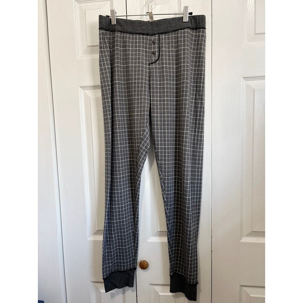 Free People Chill Evening Waffle Knit Long John Sleep Lounge Pants Large - Picture 2 of 7